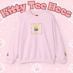 Love Who You Are Kidcore Crewneck Sweatshirt | Retro Colorful Self-Love Design - Kitty TeeHees