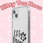 Copy of Cat Mom Flexi Phone Case, Cute Pet Lover Gift, Custom Cat Parent Accessory, Stylish Phone Cover, Cat Lover Merchandise - Kitty TeeHees