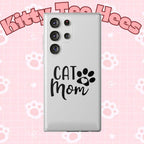 Copy of Cat Mom Flexi Phone Case, Cute Pet Lover Gift, Custom Cat Parent Accessory, Stylish Phone Cover, Cat Lover Merchandise - Kitty TeeHees