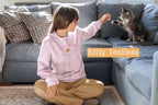 Funny Cat Cozy Pullover Sweatshirt | Cat Illustration, Cozy Vibes, Christmas 2025 gift, pet lovers - Kitty TeeHees