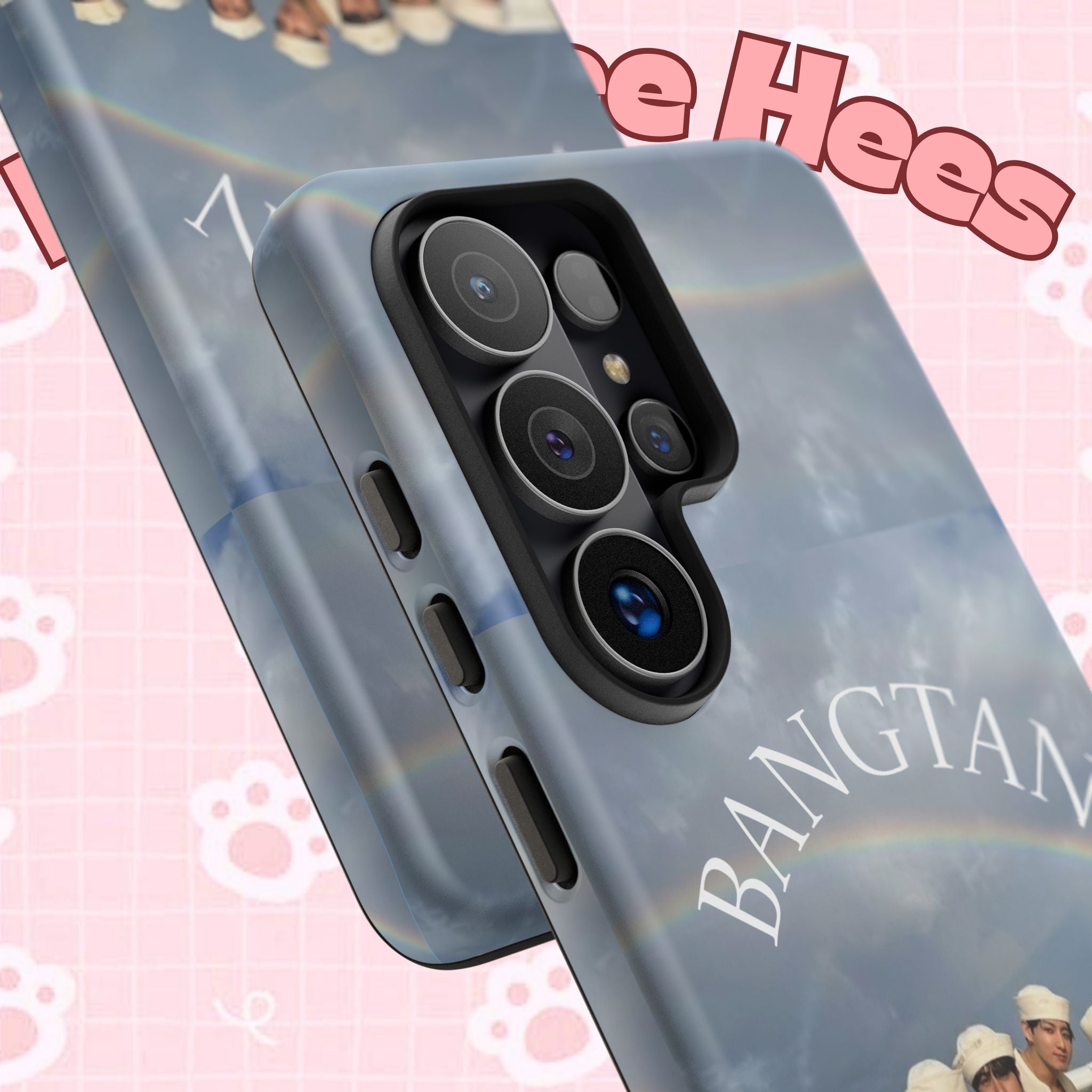 Cute Sailor BTS Swim phone case for iPhone and Samsung featuring Bangtan Arirang design by Printify.