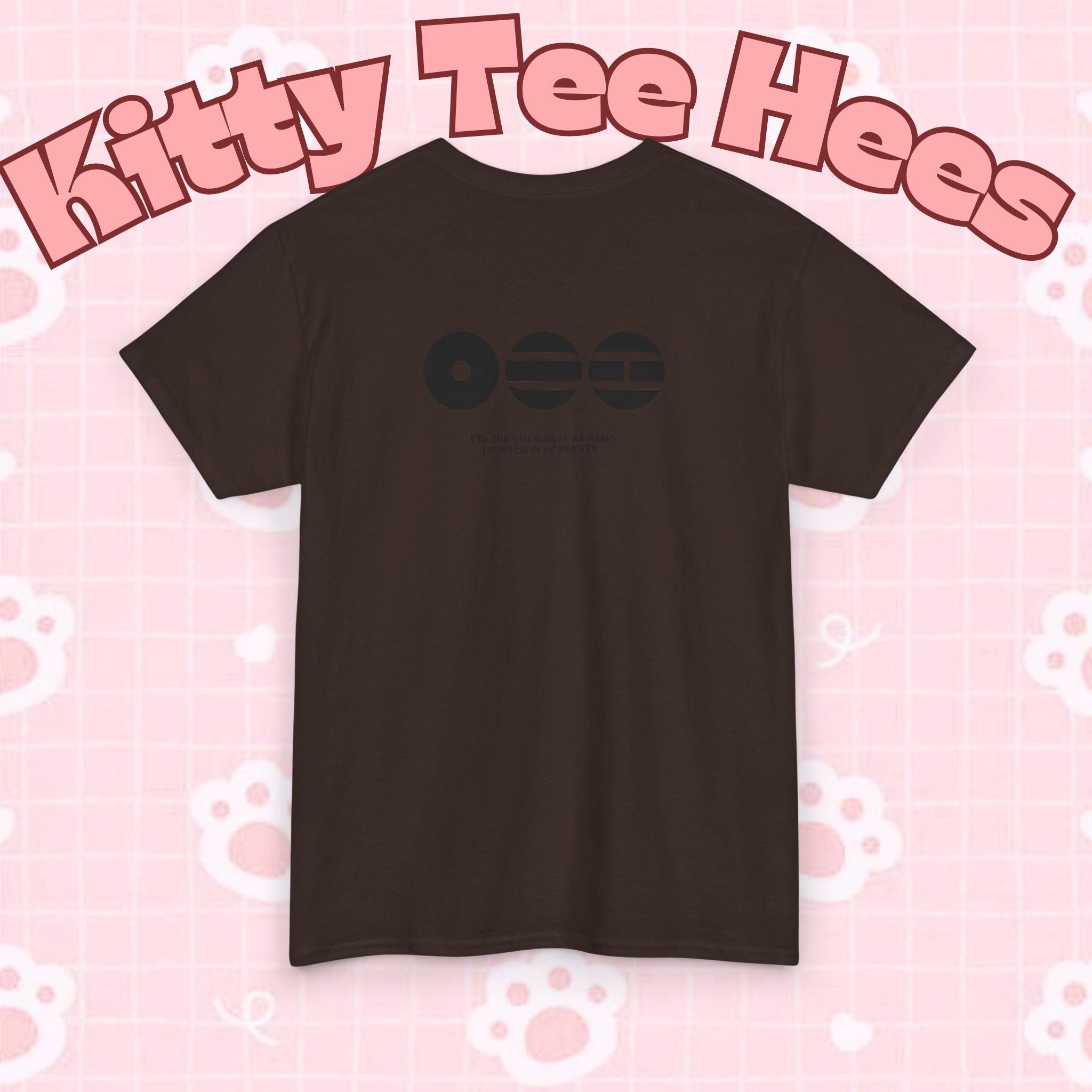 K-Pop inspired BTS concert T-shirt featuring Bangtan graphic design, casual fit, and vibrant print, perfect for BTS fans.