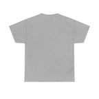 Black BTS logo T-shirt by Printify featuring a minimal emblem, perfect for K-pop fans and casual wear.