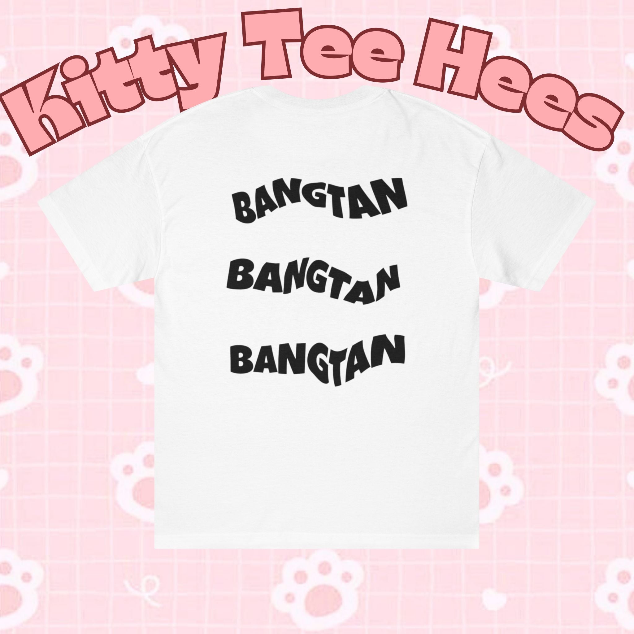 Black and white BTS Blood Sweat and Tears graphic t-shirt featuring K-Pop inspired photo print by Printify.