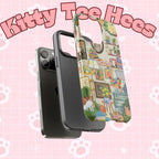 Cute cat portrait phone case for iPhone 17 by Printify, featuring a cozy living room pet design and stylish, protective cover.