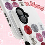 Impact-resistant phone case featuring Bangtan Arirang BTS vinyl record grid design, compatible with various smartphones.