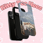 Cute Sailor BTS Swim phone case for iPhone and Samsung, featuring colorful Bangtan Sailor Arirang design from Printify.