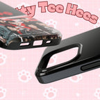 Impact-resistant phone case featuring BTS Bangtan Boys fanmade design with K-pop band photo, compatible with smartphones.