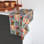 Christmas Pet Hand Towel, Holiday Kitchen Bathroom Decor - Kitty TeeHees
