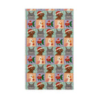 Christmas Pet Hand Towel, Holiday Kitchen Bathroom Decor - Kitty TeeHees