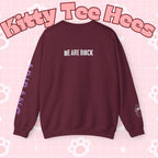 Lavender BTS Logo Arirang crewneck sweatshirt featuring BTS comeback and concert design, K-pop band pullover by Printify