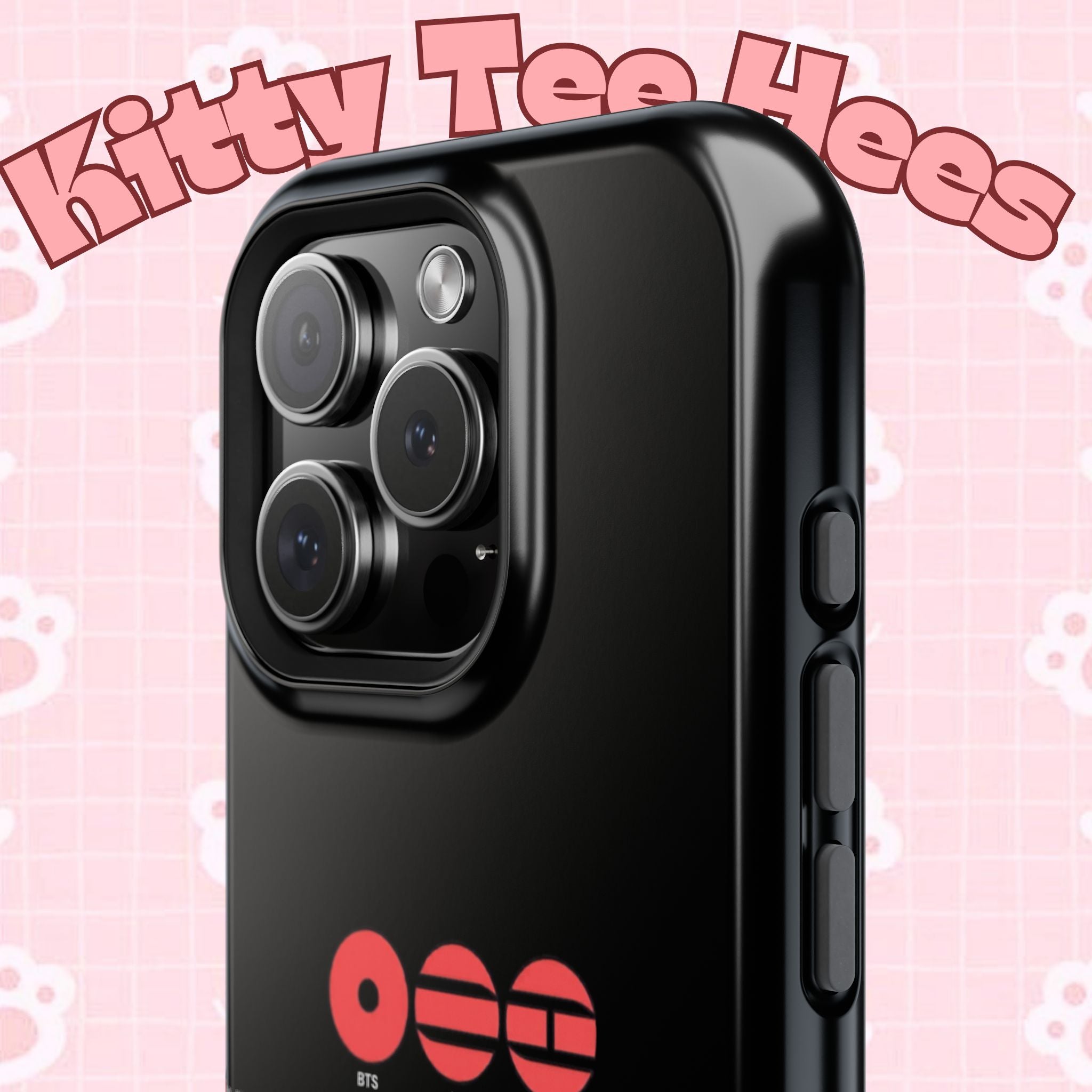 K-Pop BTS Bangtan phone case with fanmade concert design, impact-resistant cover featuring band photo for smartphones