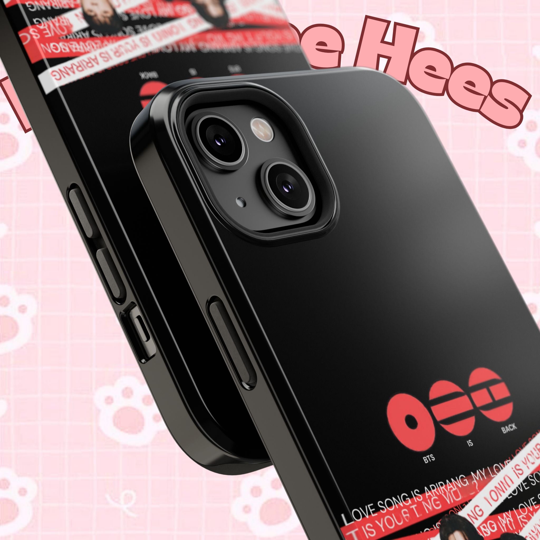 K-Pop BTS Bangtan phone case with concert fanmade design, impact-resistant protective cover for smartphones