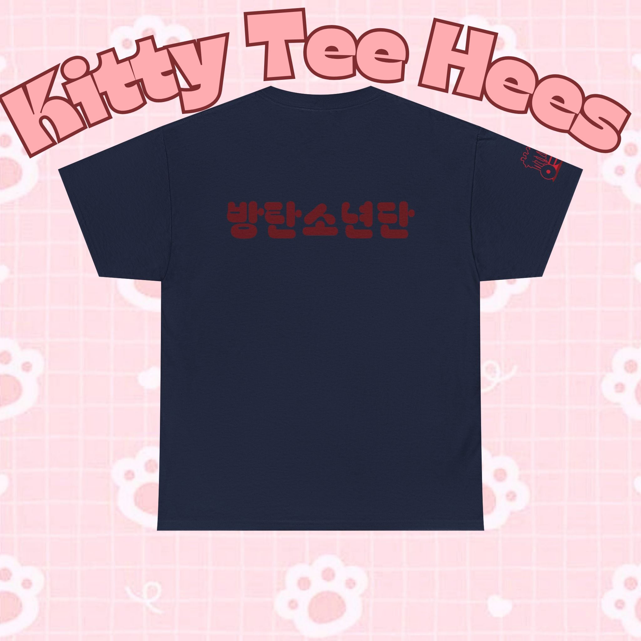 BTS Arirang T-Shirt featuring Korean Hangul, designed for BTS world tour and comeback, casual concert fit by Printify