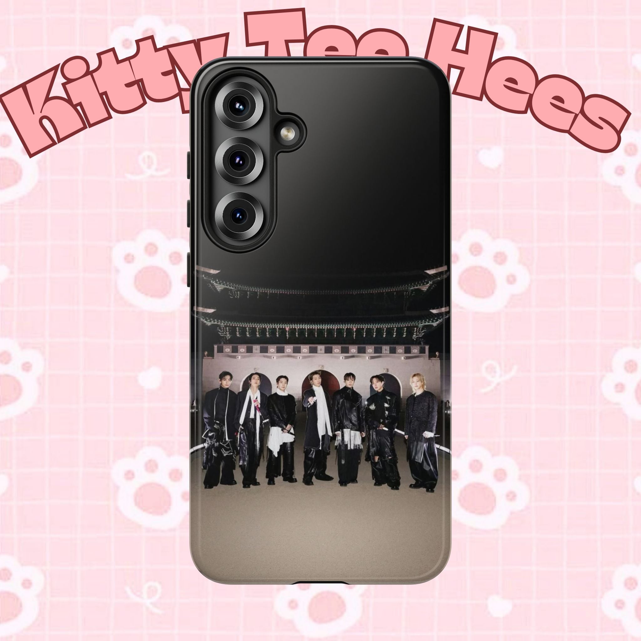 BTS Arirang and Swim comeback themed phone case for iPhone, featuring vibrant K-pop BTS design on a tough Samsung case.