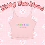 Cute BTS kidcore tank top featuring graphic design with retro television print, perfect for young K-pop fans.
