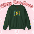Love Who You Are Kidcore Crewneck Sweatshirt | Retro Colorful Self-Love Design - Kitty TeeHees