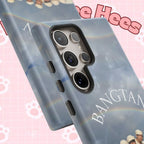Cute Sailor BTS Swim phone case for iPhone and Samsung, featuring colorful Bangtan Sailor design by Printify.