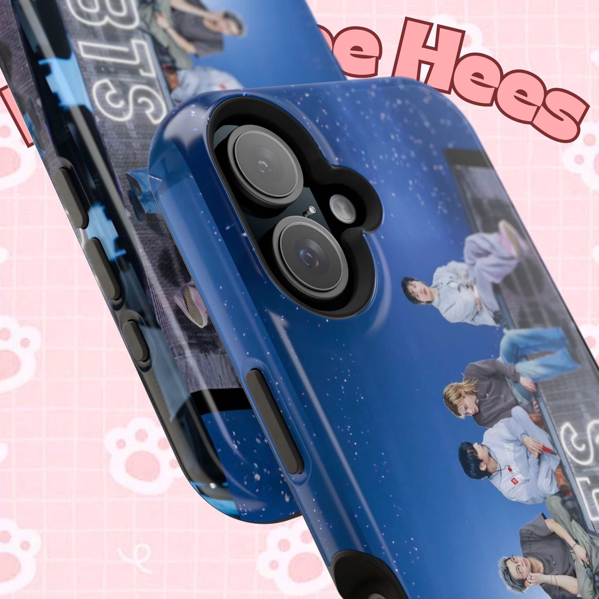 Printify BTS Bangtan World Tour Arirang impact-resistant phone case for iPhone 17 and Samsung Galaxy S26 Ultra, featuring tour artwork.