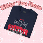 Arirang2026 BTS concert T-shirt featuring band photo, K-pop merchandise, Bangtan Boys group tee, casual style by Printify
