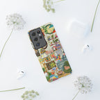 Cute cat portrait iPhone 17 case by Printify featuring a cozy living room scene and stylish pet design.