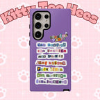 Custom BTS member names phone case featuring Jungkook, Jimin, and Rap Monster for iPhone 17, tough protective case by Printify