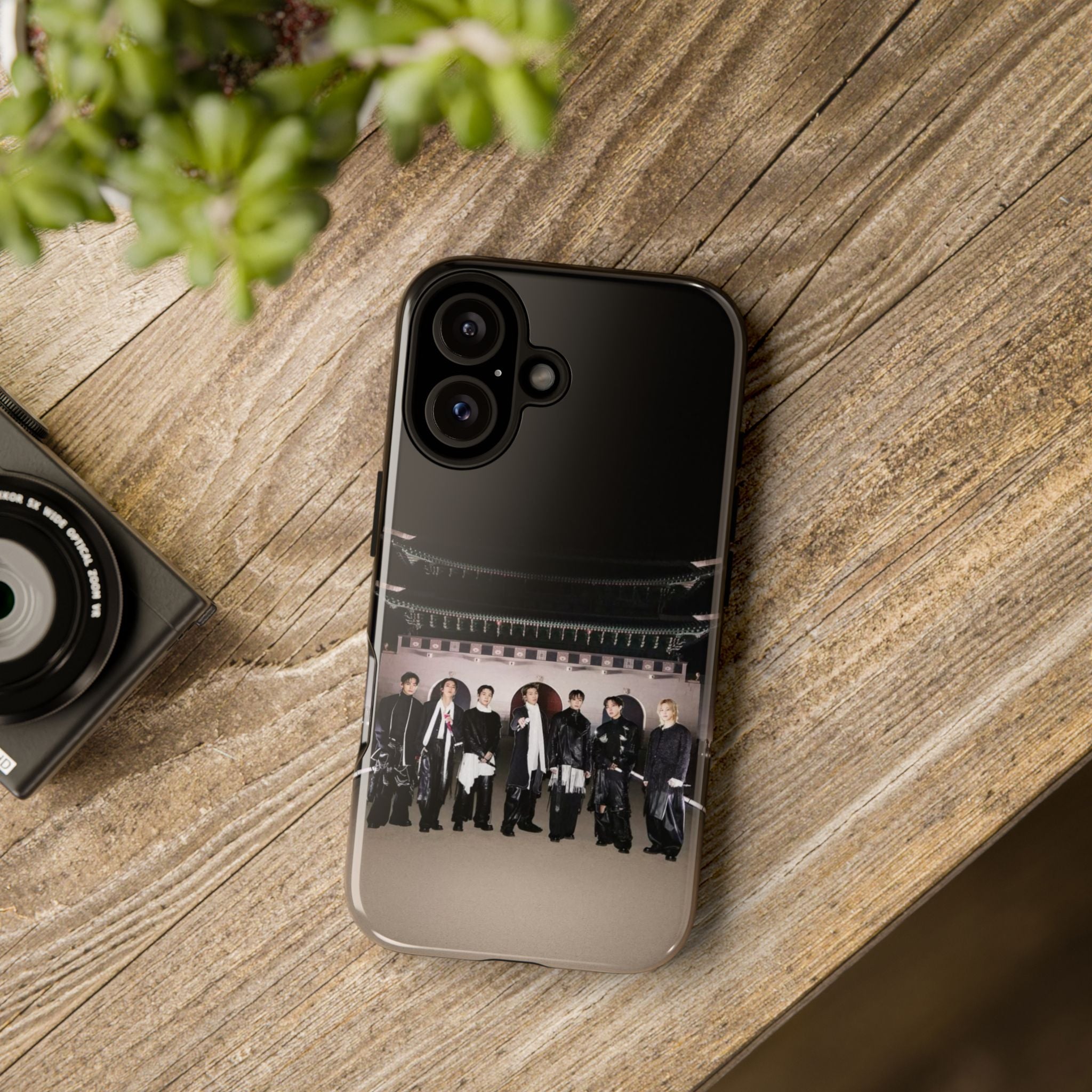 BTS Arirang phone case for iPhone by Printify, featuring BTS Swim comeback design with vibrant K-pop artwork.
