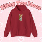 Funny Standing Cat Hoodie, Pet Lover Sweatshirt - Kitty TeeHees