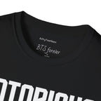 Printify BTS Jungkook Notorious SWG T-Shirt featuring a classic no more dreams era design, casual BTS concert tee for fans