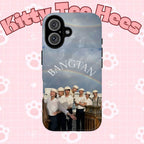 Cute Sailor BTS Swim phone case for iPhone and Samsung, featuring Bangtan Sailor design by Printify.