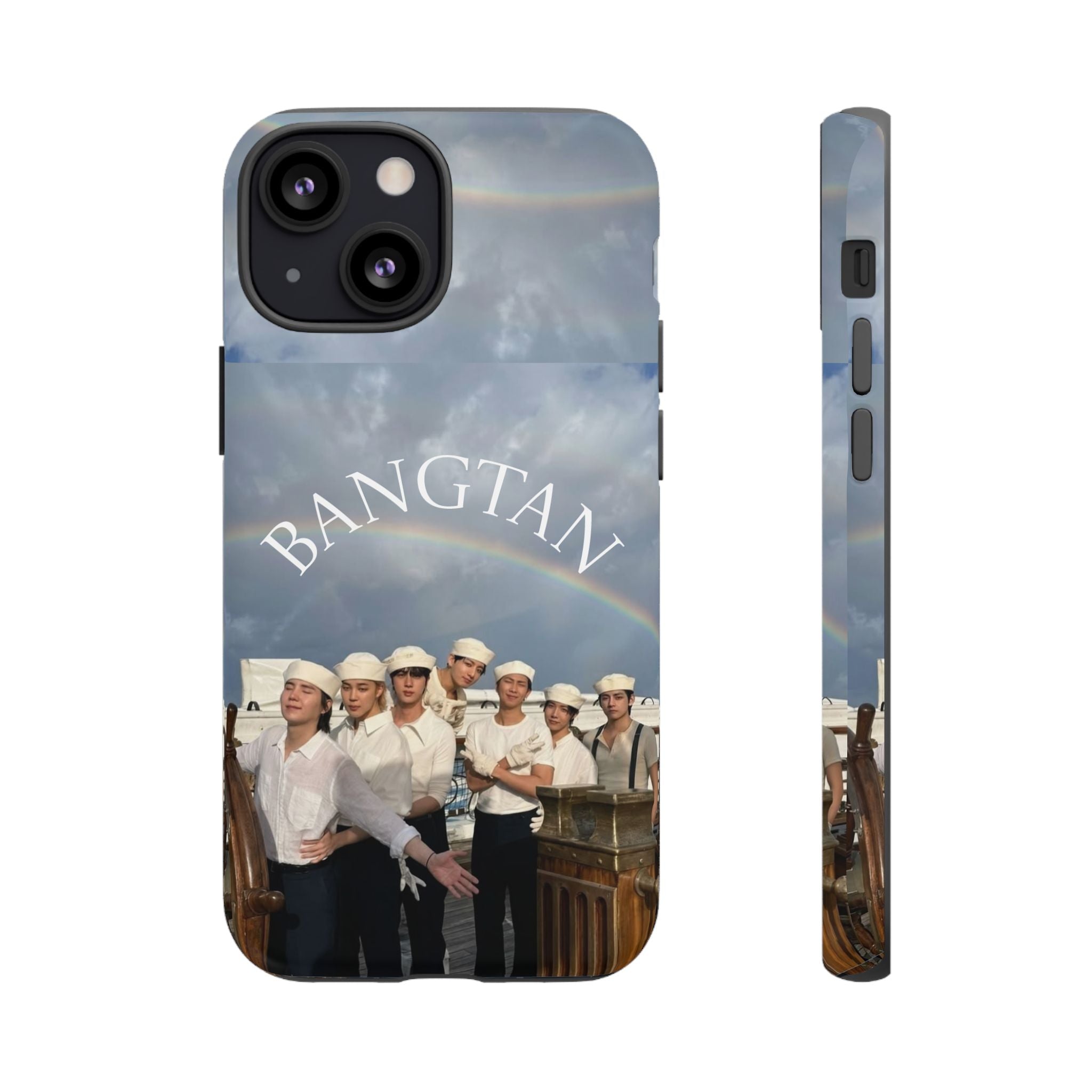 Cute BTS Sailor iPhone and Samsung phone case featuring Sailor Arirang design, perfect for Bangtan fans.