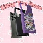 Printify BTS member names phone case featuring Jungkook, Jimin, and RM for iPhone 17, with durable tough case design.