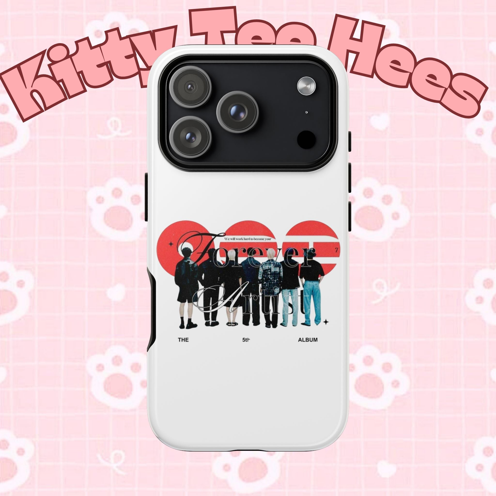 BTS Concert Phone Case with 'Bangtan Arirang' design for iPhone and Samsung, featuring K‑Pop band artwork.