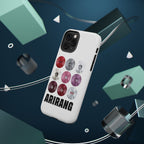 Printify Bangtan Arirang BTS vinyl record grid phone case featuring impact-resistant design and BTS fan merch artwork.