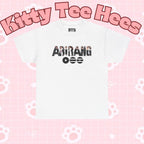 K-Pop inspired BTS concert T-shirt featuring Bangtan logo and graphic design, casual fit, from Printify.