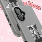 Printify monochrome BTS Jungkook phone case with impact-resistant design, featuring bold letter design and Jungkook's image.