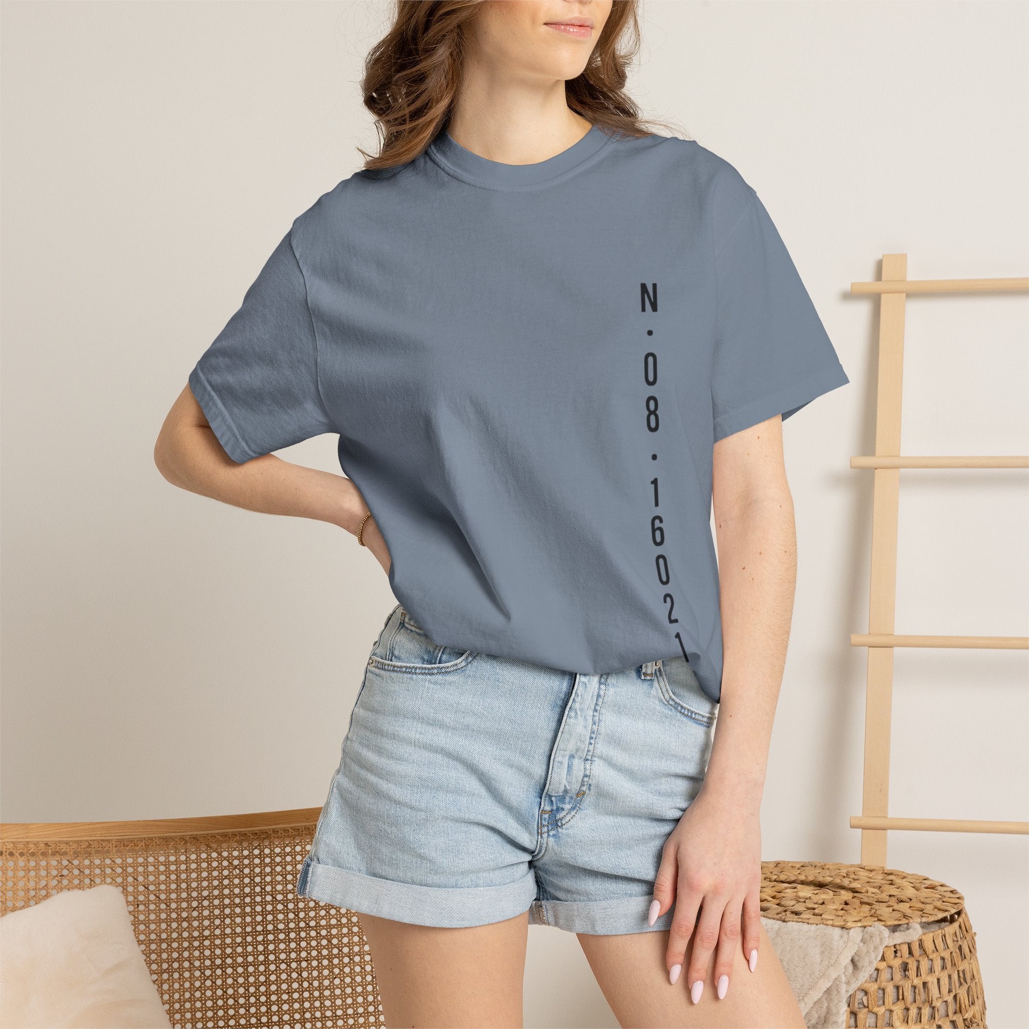 BTS 'Save Me' era fan T-shirt with retro concert style design, printed by Printify, featuring bold graphics on a casual tee