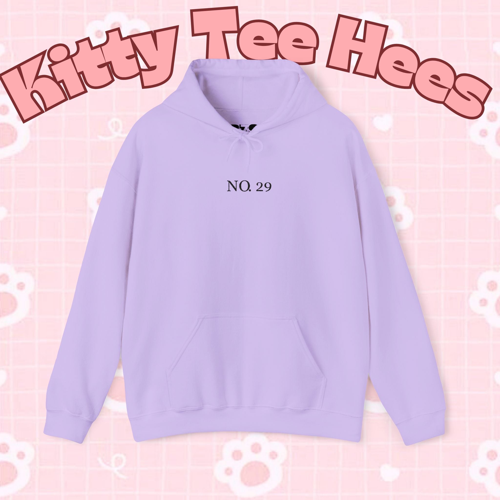 Unisex BTS No.29 Arriang concert hoodie by Printify, heavy blend sweatshirt with BTS logo and concert design in black and white.