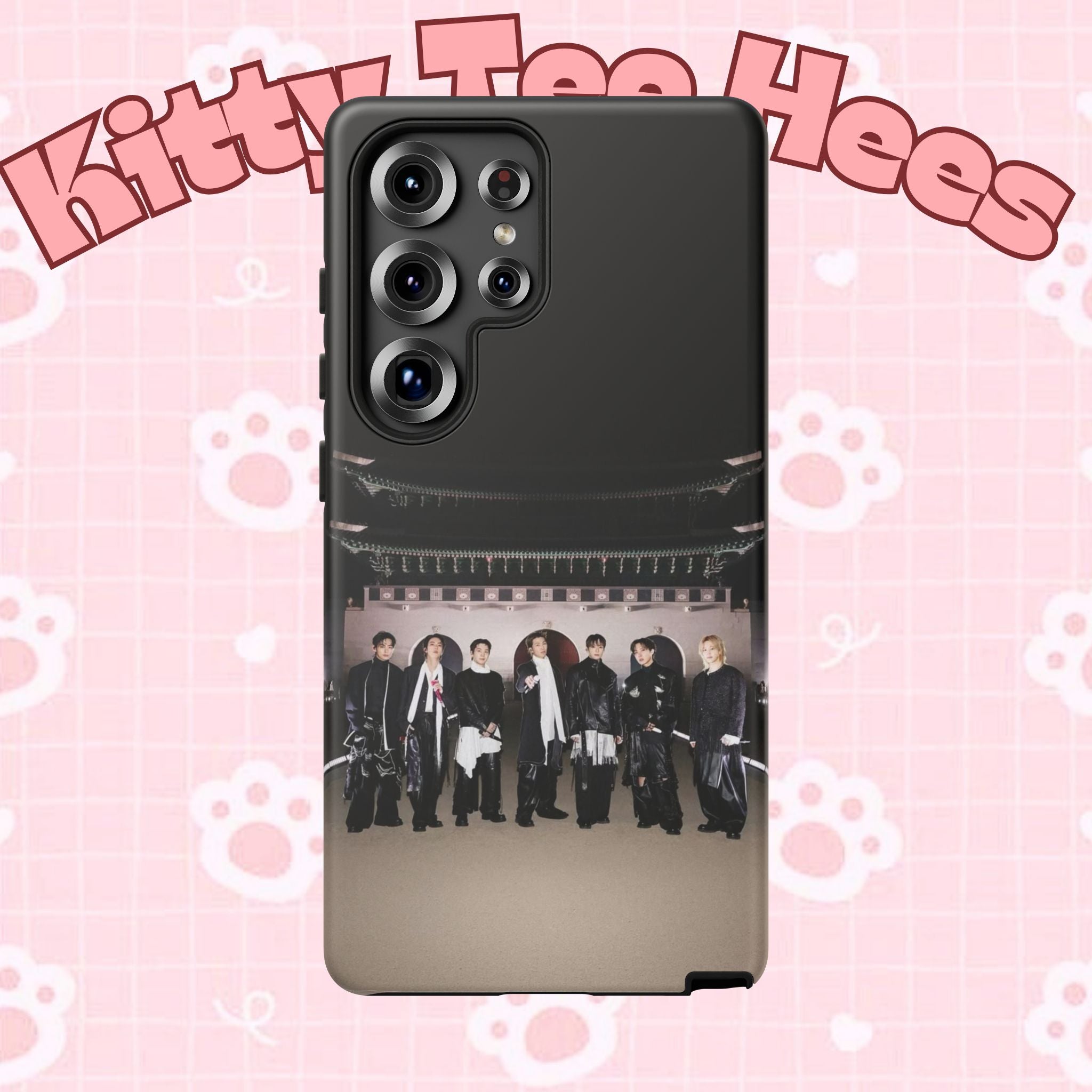 BTS Arirang and Swim comeback phone case for iPhone, durable K-pop Samsung case with BTS design by Printify.