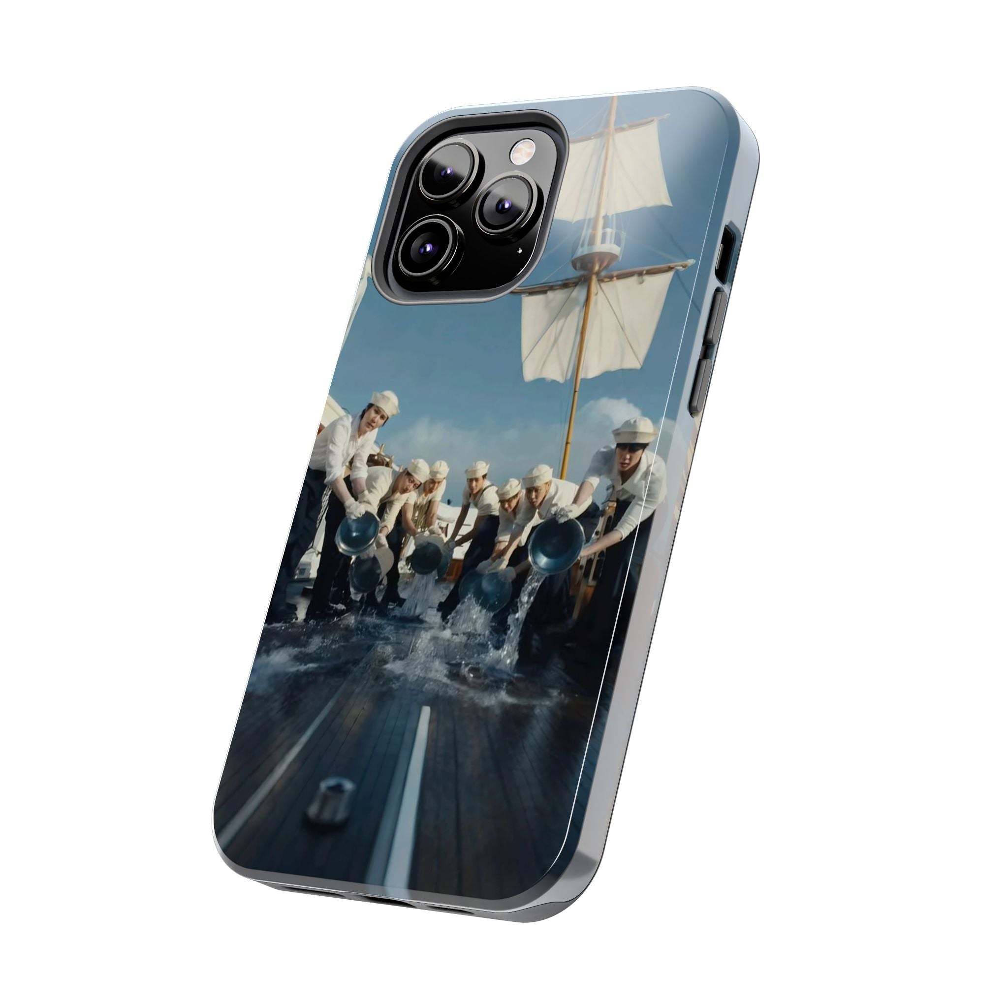 Cute Sailor BTS phone case by Printify featuring K-pop BTS Arirang design, perfect for BTS concert fans and K-pop enthusiasts.