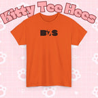 Black BTS Logo T-shirt featuring Bangtan emblem, minimal design, casual K-Pop band shirt by Printify.