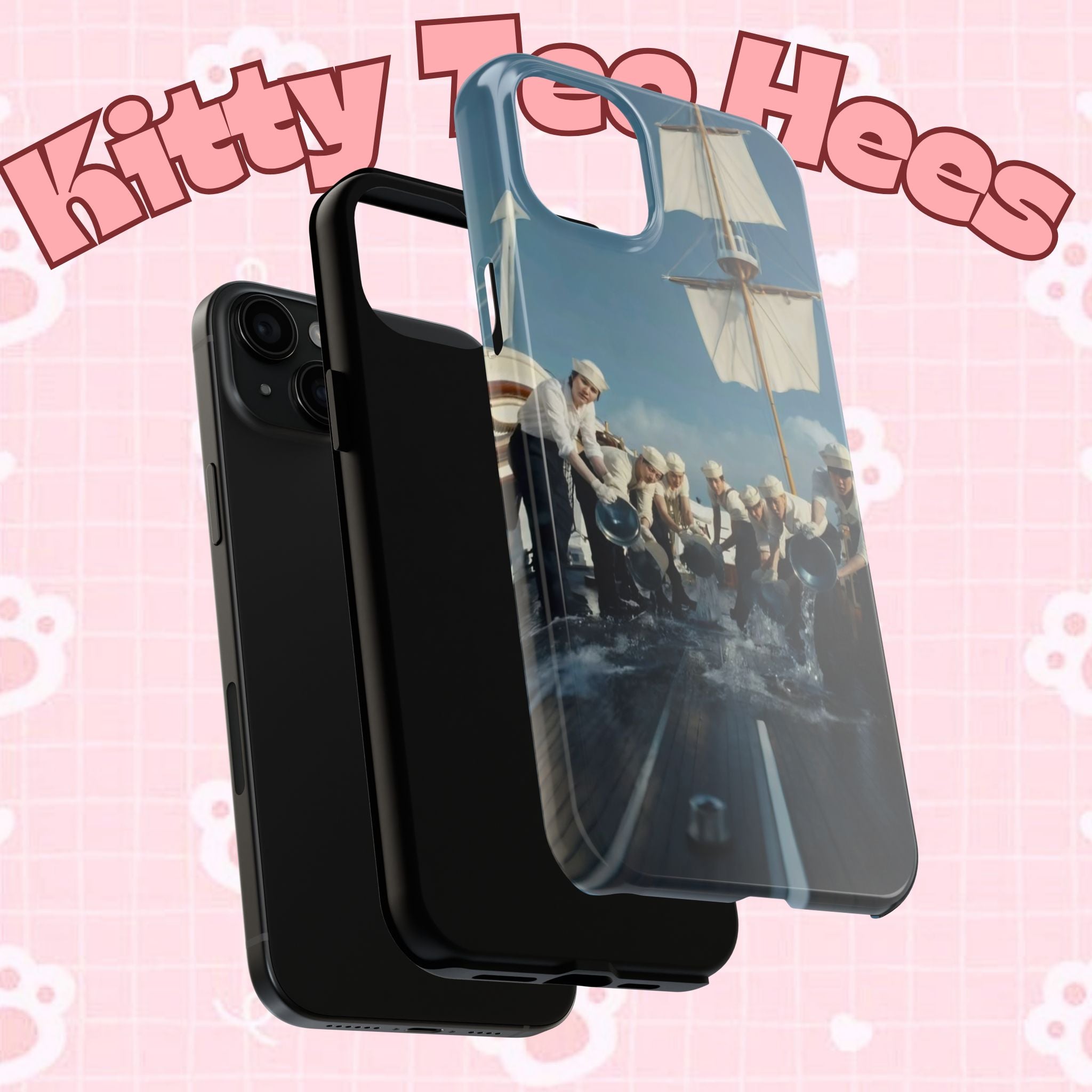 Cute Sailor BTS phone case by Printify featuring K-pop-inspired design with BTS Arirang graphics for a stylish concert look.