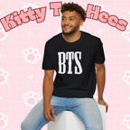 Printify BTS classic T-shirt featuring a simple outline design of Bangtan Boys, perfect for K-pop fans and casual wear.