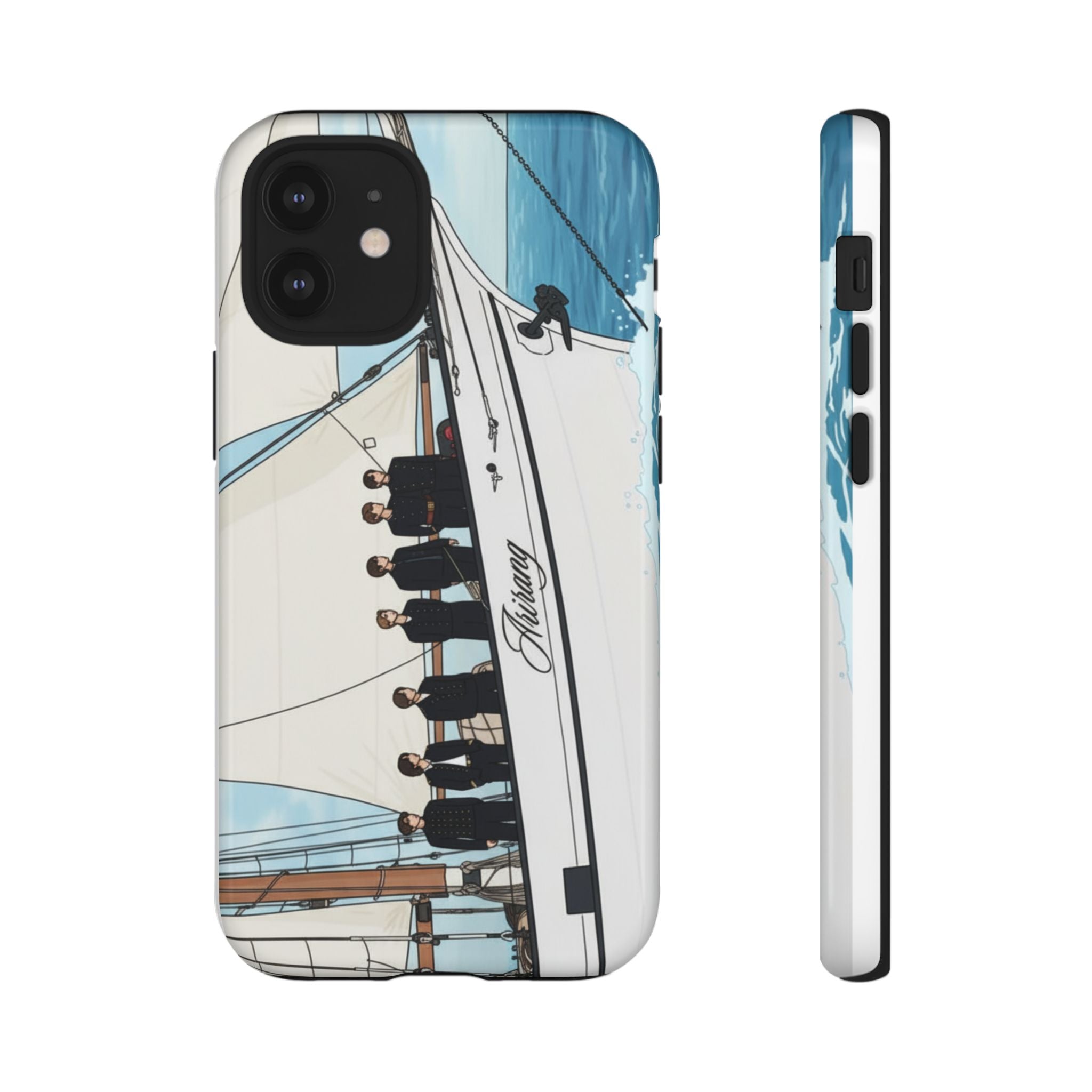 BTS Arirang swim phone case for iPhone 17 and Samsung, tough concert case featuring Bangtan Boys design by Printify