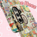 Cute cat portrait phone case for iPhone 17 by Printify, featuring a cozy, stylish design with a framed pet image.