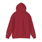 Unisex BTS No.29 Arriang concert hoodie by Printify, heavy blend sweatshirt with BTS logo and concert design on front.