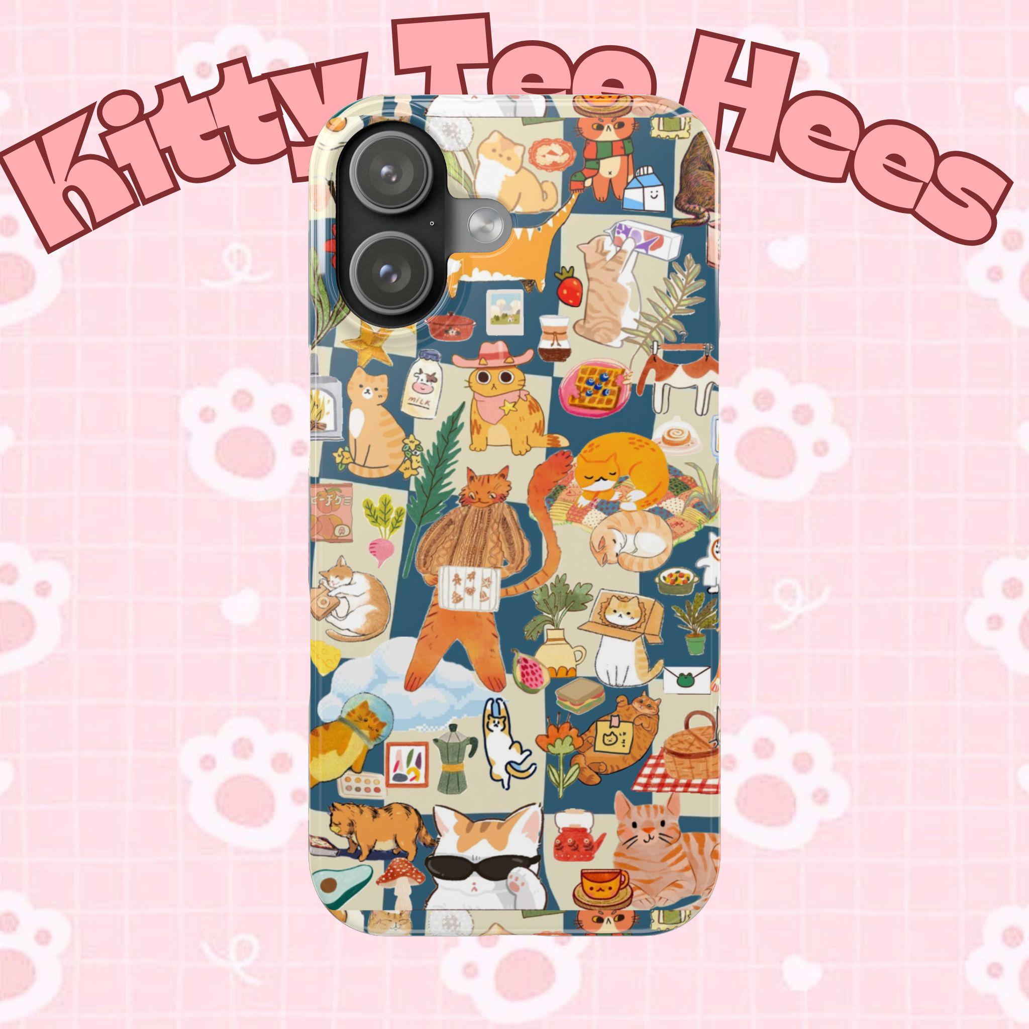 Orange cats are top tier, cat phone case, Cat-Themed Slim Phone Cases, Cute Pet Gift, Animal Lover Accessory, Fun Design, Cat Lover Decor - Kitty TeeHees