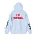 ARIRANG BTS world tour hoodie featuring Bangtan sleeve design, printed graphic sweatshirt inspired by BTS tour style.