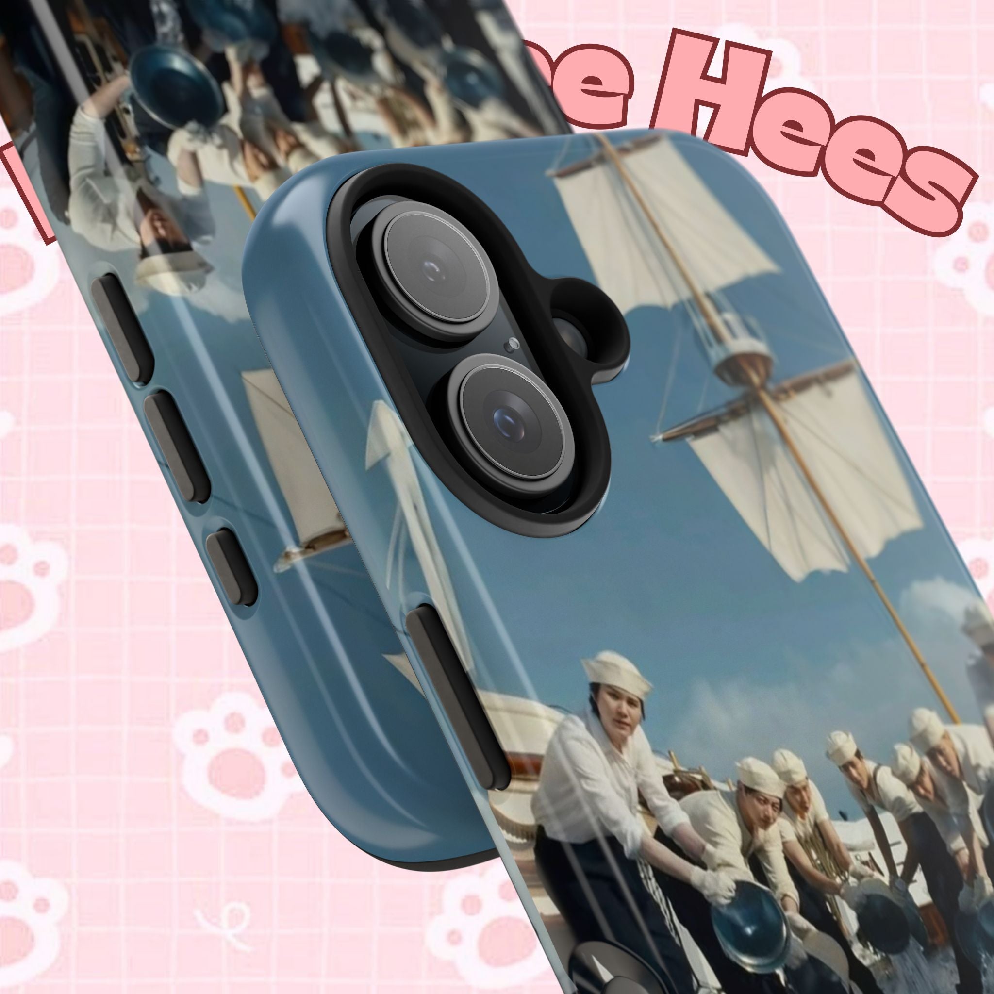 Cute Sailor BTS phone case featuring K-pop band BTS Arirang design, perfect for fans of BTS concert and K-pop accessories.