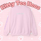 Lavender BTS Logo Arirang crewneck sweatshirt featuring band logo and concert-inspired design, casual K-pop pullover by Printify.